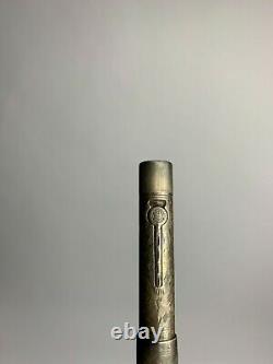Waterman's Ideal Fountain Pen, 452 1/2 V, Sterling Engraved Made In USA Gold Tip