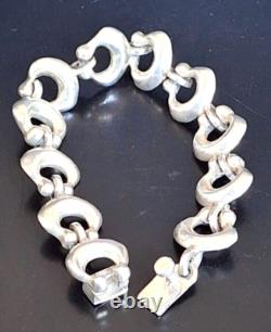 Well Made Solid Cast 925 Sterling Silver Bracelet