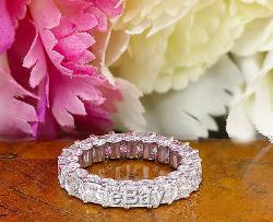 Wide 4.00ctw Eternity Band, Wedding Band, Ring, Man Made Diamond Simulated