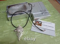 Wolf head with tribal weave pendant made sterling silver 925-artisanal product