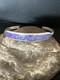 Women Purple Gilson Opal Sterling Silver Cuff Inlay Bracelet 7.0 20324
