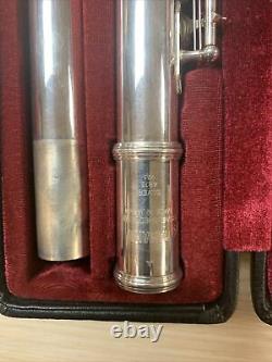 Yamaha 481 II Sterling Silver 925 Flute With Case Made In Japan