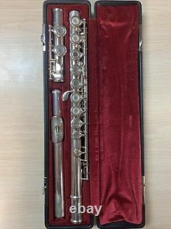 Yamaha 481 II Sterling Silver 925 Flute With Case Made In Japan