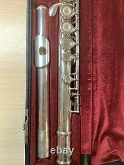 Yamaha 481 II Sterling Silver 925 Flute With Case Made In Japan