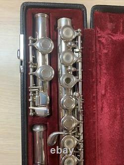 Yamaha 481 II Sterling Silver 925 Flute With Case Made In Japan