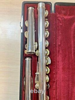 Yamaha 481 II Sterling Silver 925 Flute With Case Made In Japan