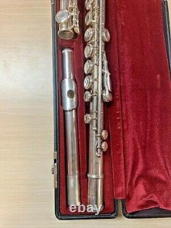 Yamaha 481 II Sterling Silver 925 Flute With Case Made In Japan