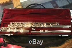 Yamaha Professional Japanese-Made Solid Sterling Silver YFL 481 II 925 Flute