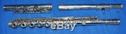 Yamaha YFL-481 Open Hole Sterling Silver Intermediate Flute Made In Japan