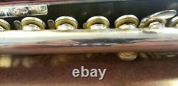 Yamaha YFL-481 Open Hole Sterling Silver Intermediate Flute Made In Japan