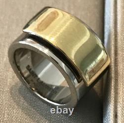 Yves Saint Laurent, 925 Sterling Paris Fashion Ring Size 5 New In Box Hand Made