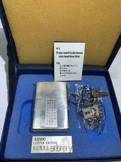 ZIPPO limited Sterling silver key metal Made in 2002 Unused item Imported JP