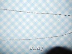 (nwt) 30 L 925 Sterling Silver Rope Chain Made In Italy With Gift Box
